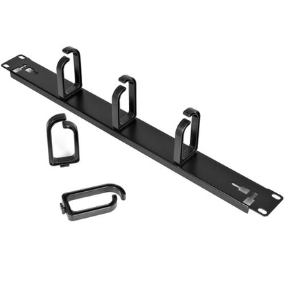 1U 19IN RACKMOUNT CABLE MANAGEMENT PANEL