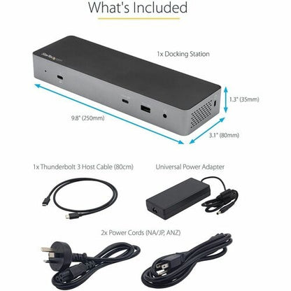 THUNDERBOLT 3 DOCK USB-C /DUAL 4K/96W PD