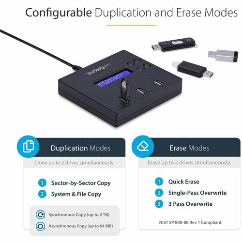 USB Flash Drive Duplicator and Eraser