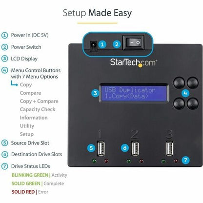 USB Flash Drive Duplicator and Eraser