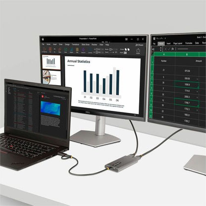 USB-C to Dual-HDMI Adapter 4K 60Hz PD