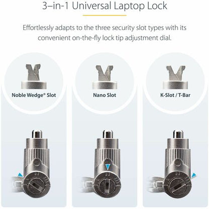 Universal Laptop Lock 6.6ft (2m) Cable