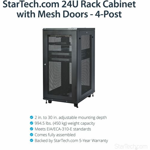 Rack Enclosure Server Cabinet - 24U