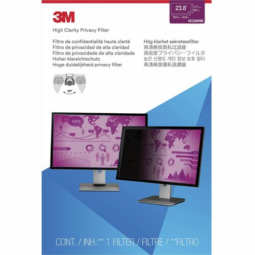 3M High Clarity Privacy Filter for 23.8