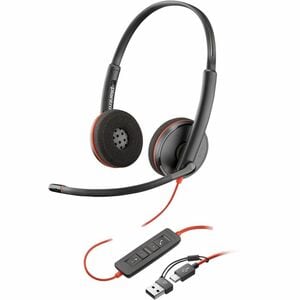 Poly BW 3220 Stereo USB-C HS +USB-C/A