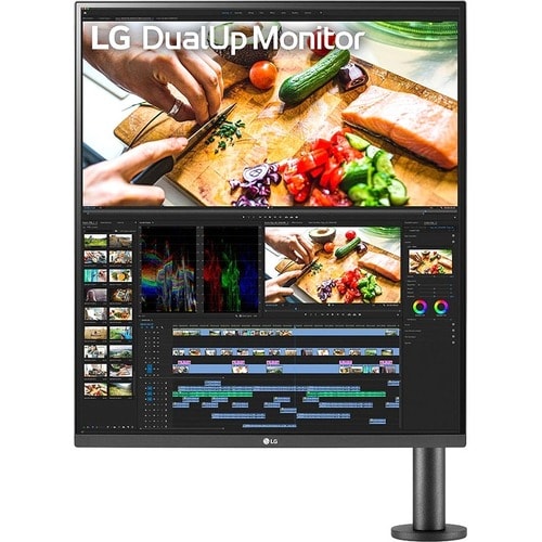 28in SDQHD DualUp Monitor with Ergo Stan