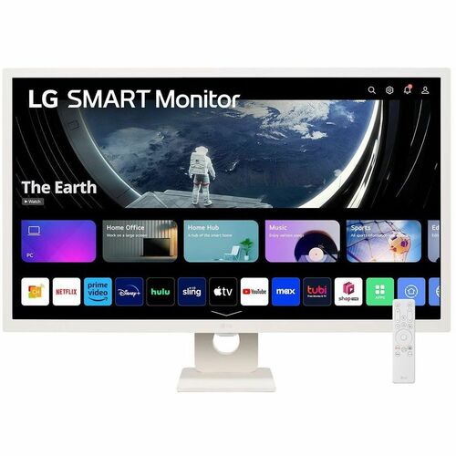 LG 31.5 Full HD IPS Smart Monitor with