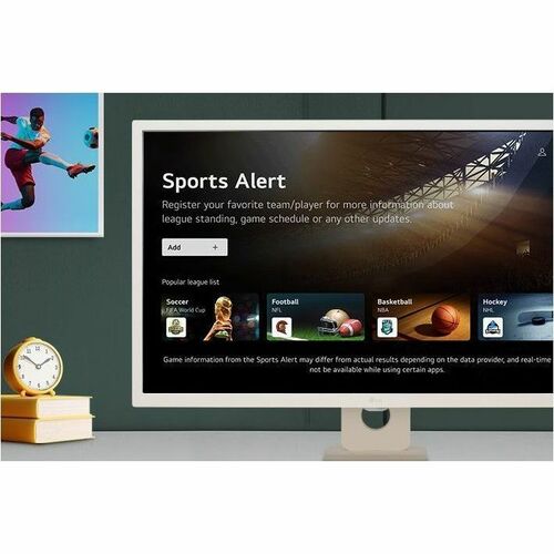 LG 31.5 Full HD IPS Smart Monitor with