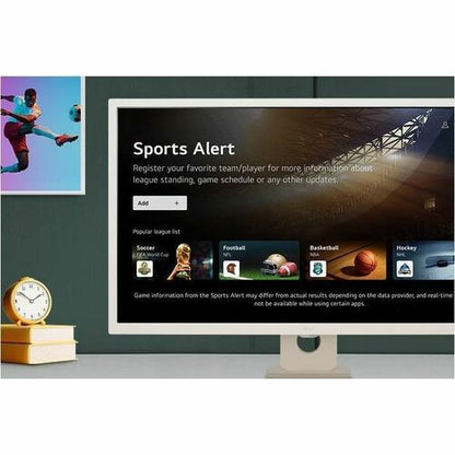 LG 31.5 Full HD IPS Smart Monitor with