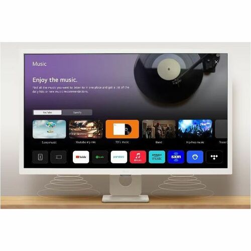 LG 31.5 Full HD IPS Smart Monitor with