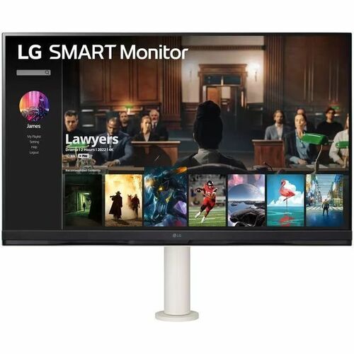 LG UHD 4K 32" SMART Monitor with Ergo St