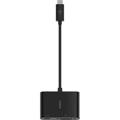 USB-C to VGA + Charge Adapter BLK (60W P