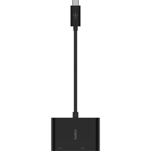 USB-C to VGA + Charge Adapter BLK (60W P