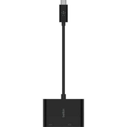 USB-C to VGA + Charge Adapter BLK (60W P