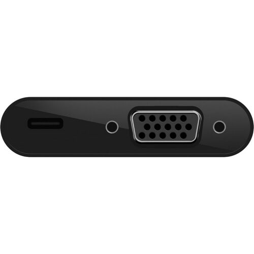 USB-C to VGA + Charge Adapter BLK (60W P