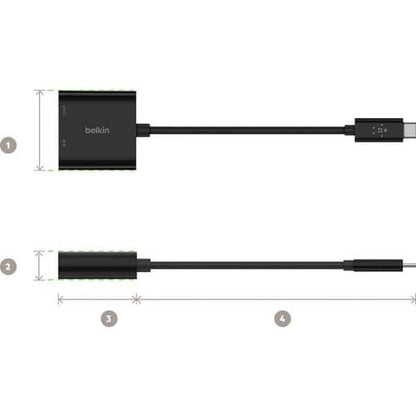 USB-C TO ETHERNET + CHARGE ADAPTER