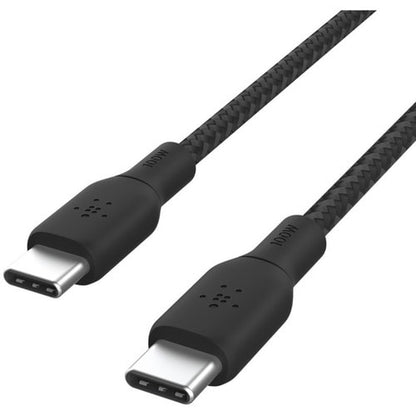 100w USB-C to USB-C Braided Cable 2M Bla
