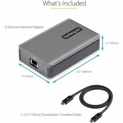 Thunderbolt 3 to Ethernet Adapter, 10G
