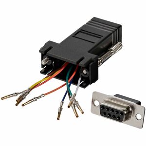 DB9 to RJ45 Modular Adapter - F/F