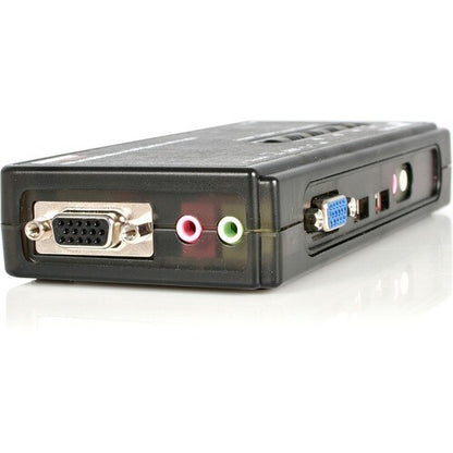 4PORT USB KVM SWITCH W/ AUDIO CABLES