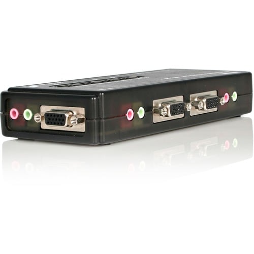 4PORT USB KVM SWITCH W/ AUDIO CABLES