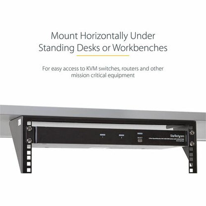 3U 19in Vertical Wall Mount Rack Bracket