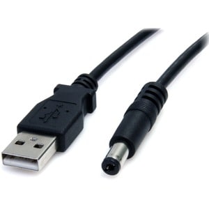 3ft USB to Type M Barrel DC Power Cable