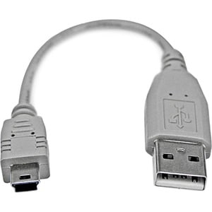 6in Mini USB A to Mini B Cable