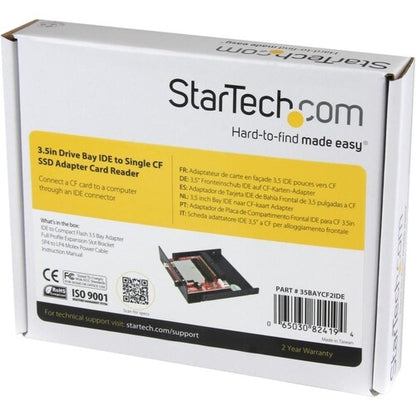 3.5in Drive Bay IDE to CF Adapter Card