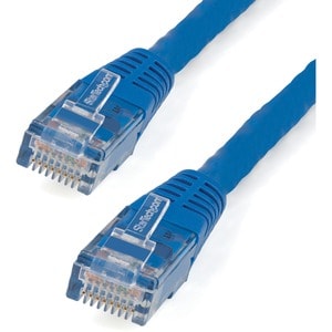 10 ft Blue Molded Cat6 UTP Patch Cable