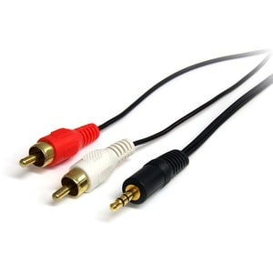 3 ft Stereo Audio Cable 3.5mm to 2x RCA