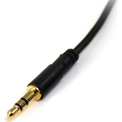 15 ft Slim 3.5mm Stereo Audio Cable M/M