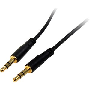 15 ft Slim 3.5mm Stereo Audio Cable M/M