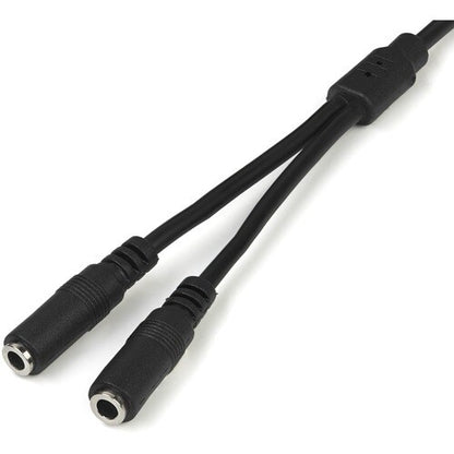 Slim Stereo Y Cable 3.5 to 2x 3.5mm