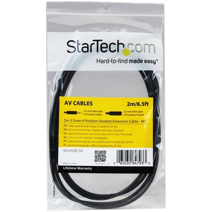 3.5mm 4 Position Headset Extension Cable
