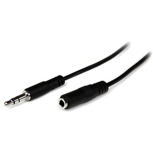 1m Slim 3.5mm Stereo Extension Cable M/F