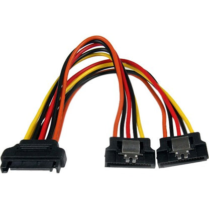6in Latching SATA Power Y Splitter Cable