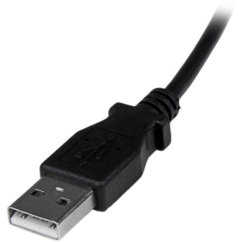 2m USB to Down Angle Micro USB Cable