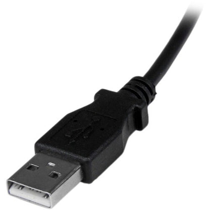 2m USB to Down Angle Micro USB Cable
