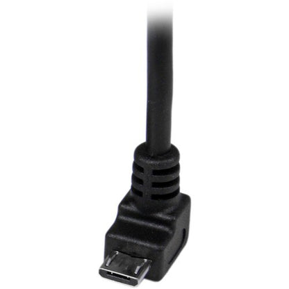 2m USB to Down Angle Micro USB Cable