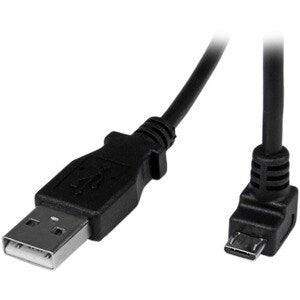 2m USB to Down Angle Micro USB Cable