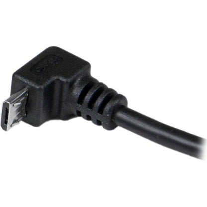 2m USB to Down Angle Micro USB Cable