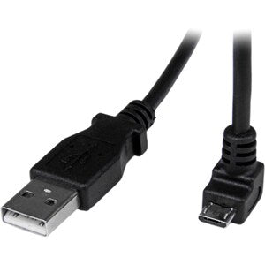2m USB to Down Angle Micro USB Cable