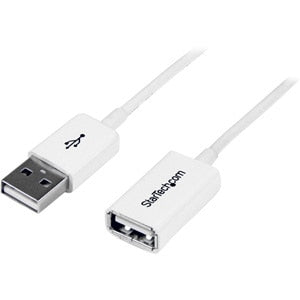 3m White USB 2.0 Extension Cable - M/F.
