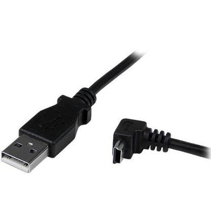 2m USB to Down Angle Mini USB Cable