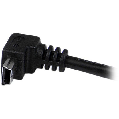 2m USB to Down Angle Mini USB Cable