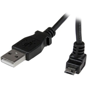 2m USB to Up Angle Micro USB Cable