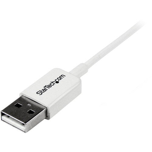 2m White Micro USB Cable - A to Micro B