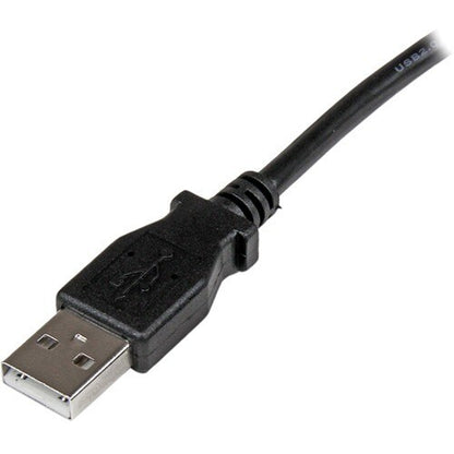 2m USB 2.0 A to Left Angle B Cable M/M