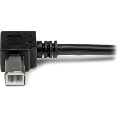 2m USB 2.0 A to Right Angle B Cable M/M